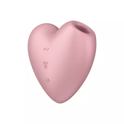 Вибратор с въздушен стим. Cutie Heart