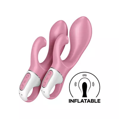 Надуваем вибратор заек Air Pump Bunny 2
