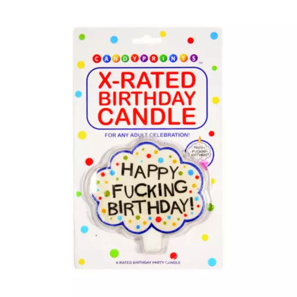 Свещ Happy Fucking Birthday